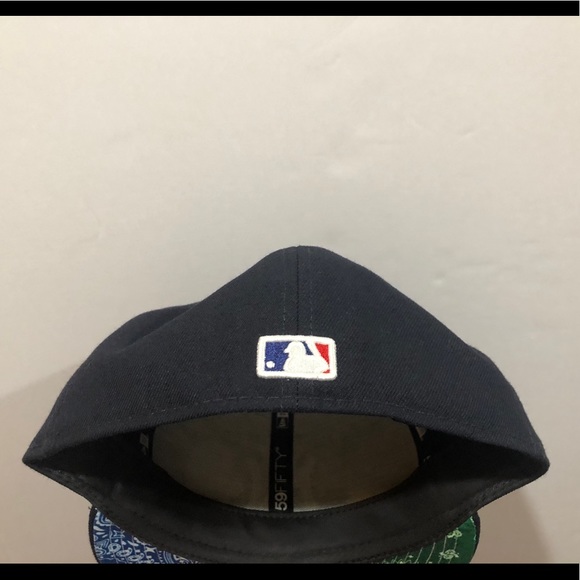 New Era, 59Fifty Fitted Hat, New York Yankees, Navy Blue & White - Picture 11 of 12